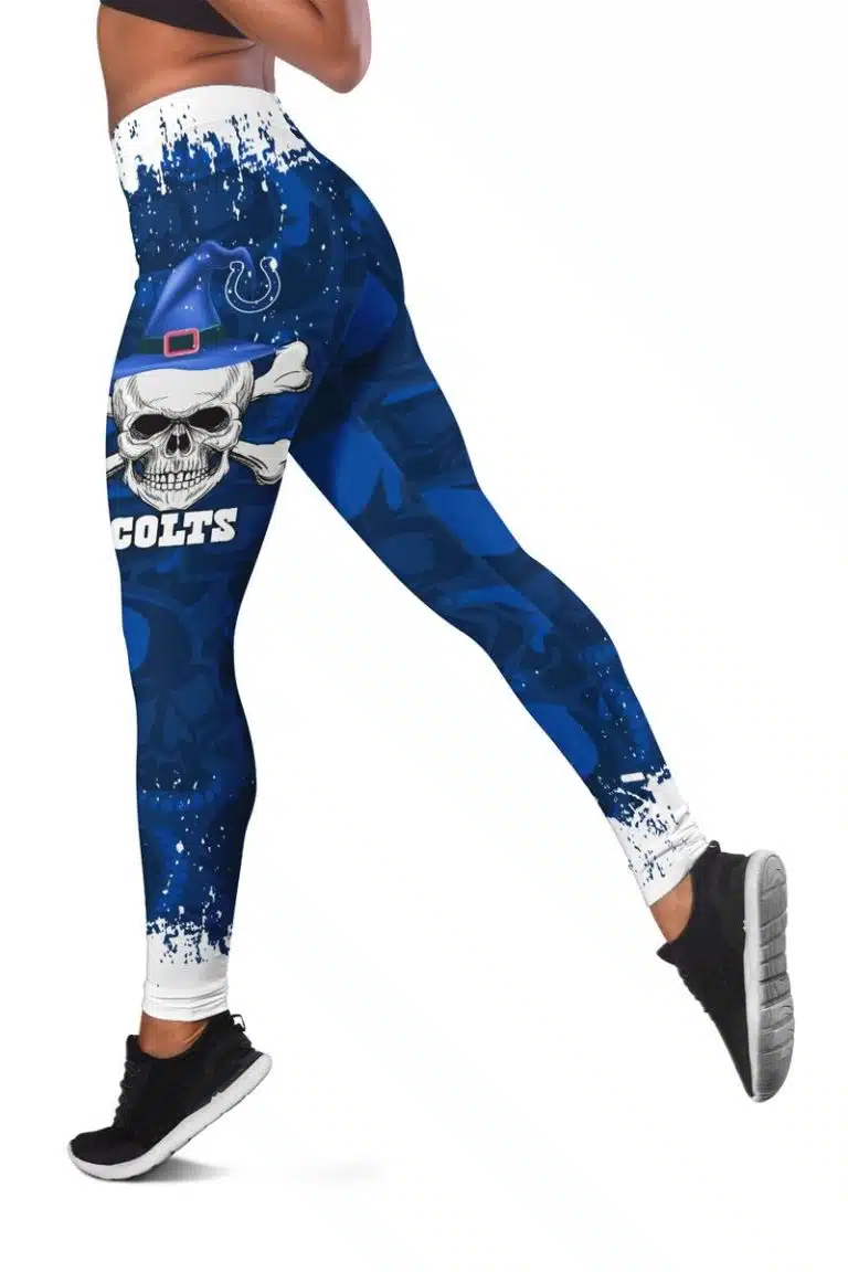 Indianapolis Colts Women's Hollow Out Tank Top + Legging ND13 - Image 3