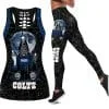 Indianapolis Colts Women's Hollow Out Tank Top + Legging JQ23