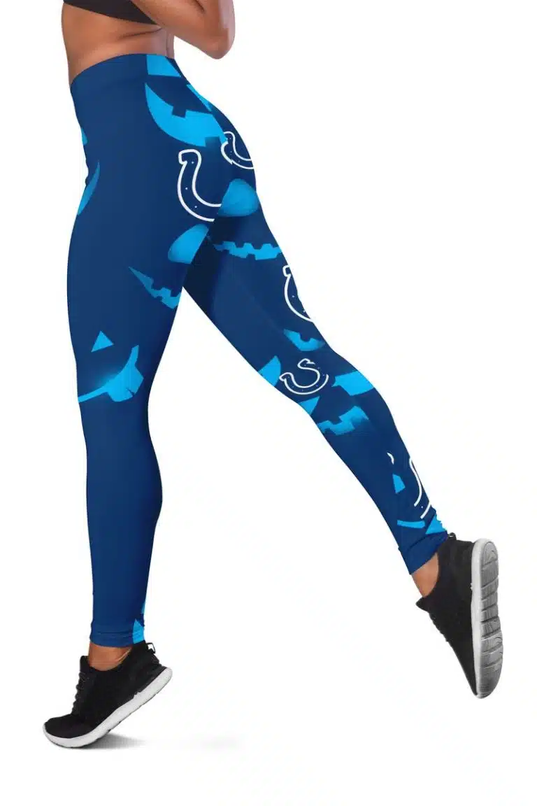 Indianapolis Colts Women's Hollow Out Tank Top + Legging WY56 - Image 2