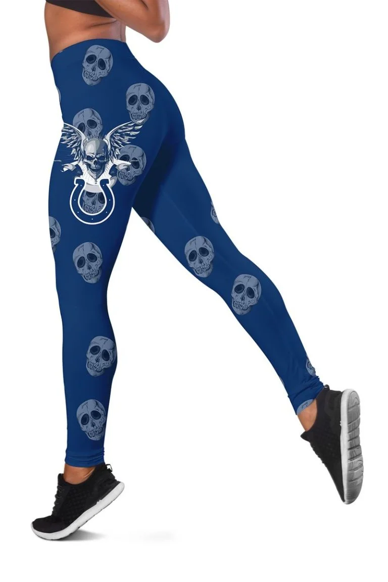 Indianapolis Colts Women's Hollow Out Tank Top + Legging LG36 - Image 3
