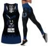 Indianapolis Colts Women's Hollow Out Tank Top + Legging LQ13