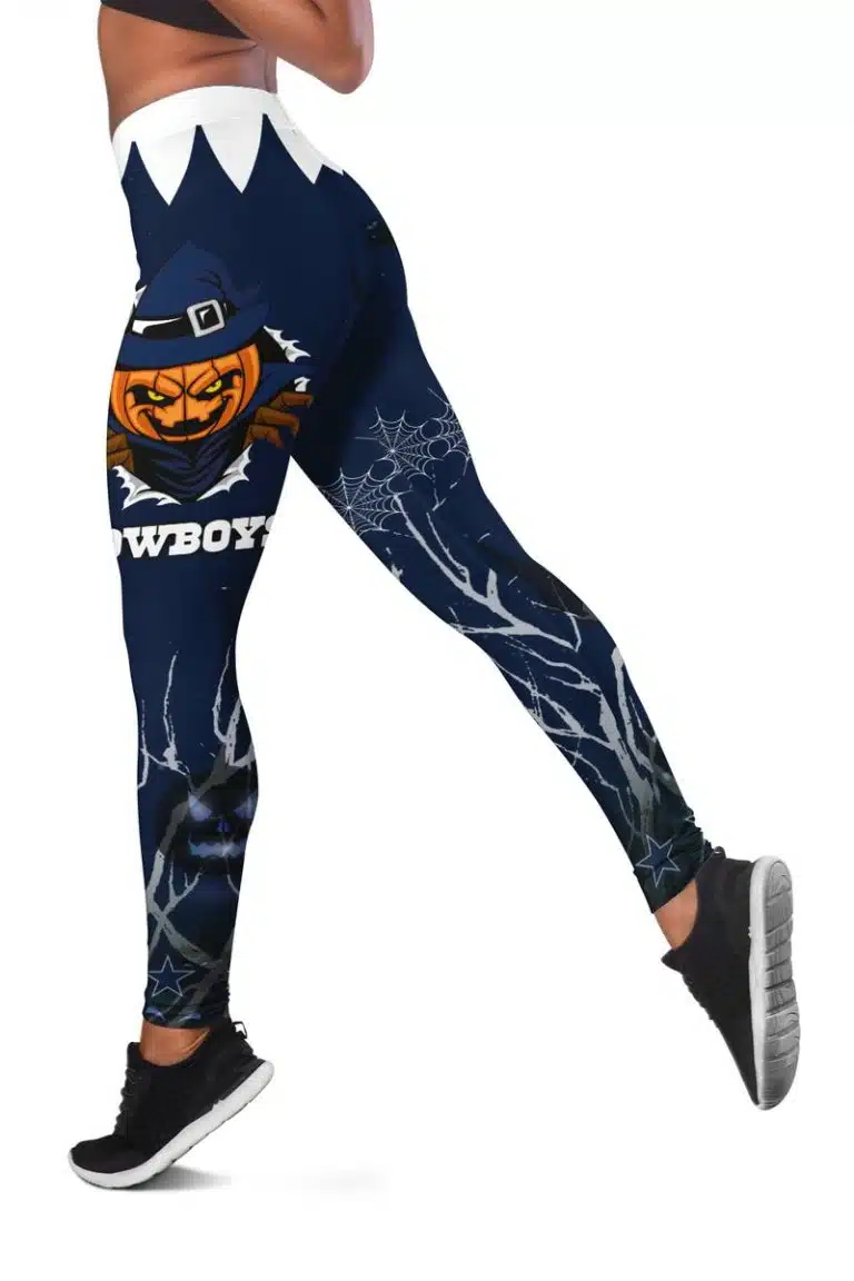 Dallas Cowboys Women's Hollow Out Tank Top + Legging IR56 - Image 3