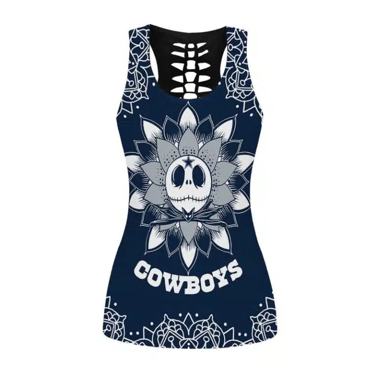 Dallas Cowboys Women's Hollow Out Tank Top + Legging EU46 - Image 2