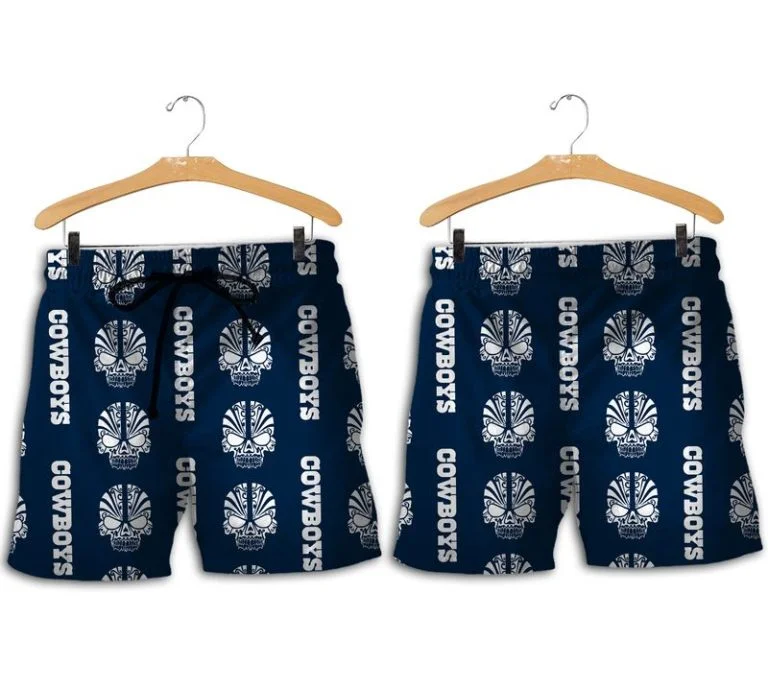 Combo Dallas Cowboys Button-Up Shirt & Men Shorts UR36 - Image 2