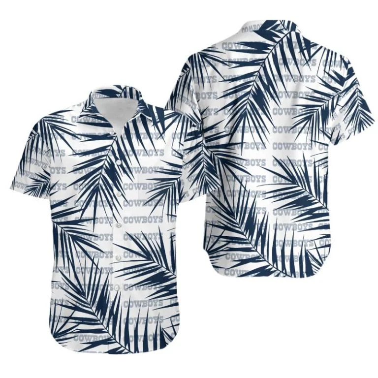 Combo Dallas Cowboys Button-Up Shirt & Men Shorts OE27