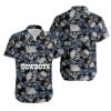 Combo Dallas Cowboys Button-Up Shirt & Men Shorts CK13