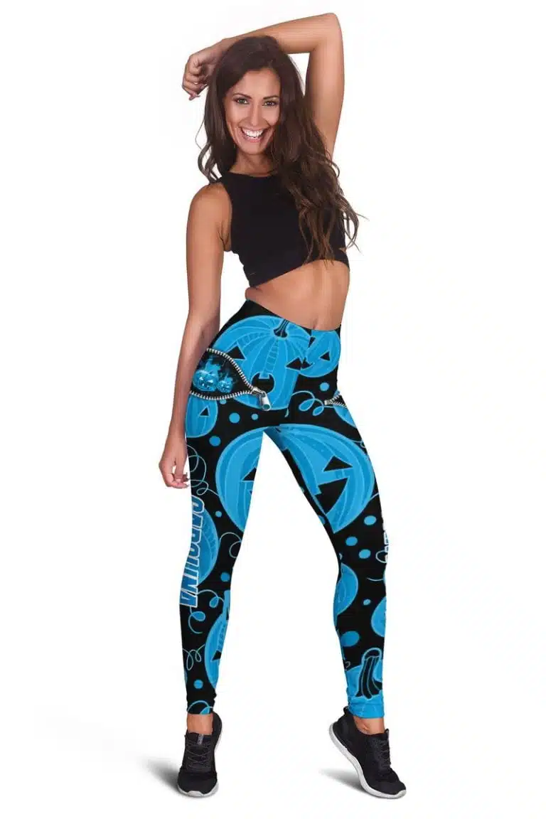 Carolina Panthers Women's Hollow Out Tank Top + Legging KW74 - Image 3
