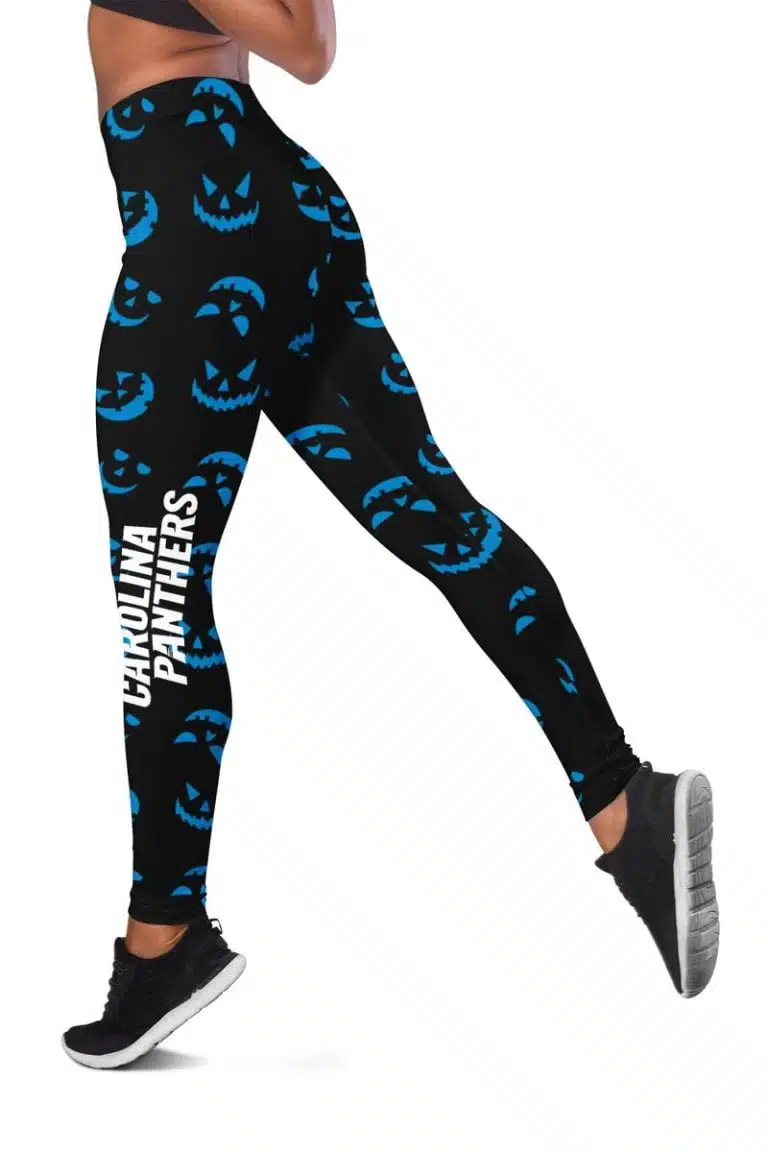 Carolina Panthers Women's Hollow Out Tank Top + Legging IW47 - Image 3