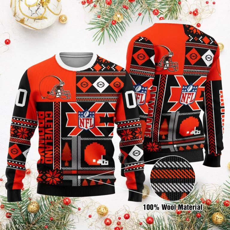 Custom Your Name Cleveland Browns FJ63