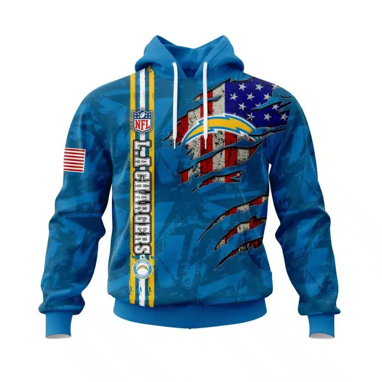 Custom Your Name Los Angeles Chargers JZ09