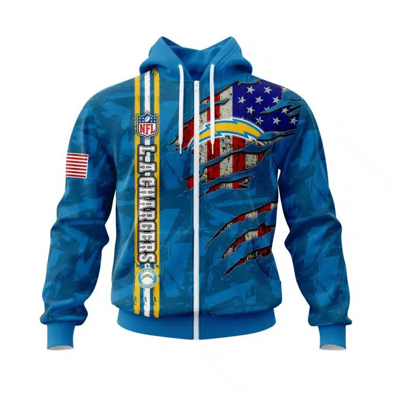 Custom Your Name Los Angeles Chargers JZ09 - Image 2
