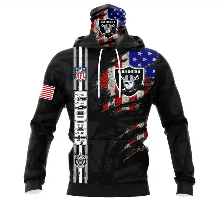Hoodie Mask Las Vegas Raiders | Custom Name | Limited Edition