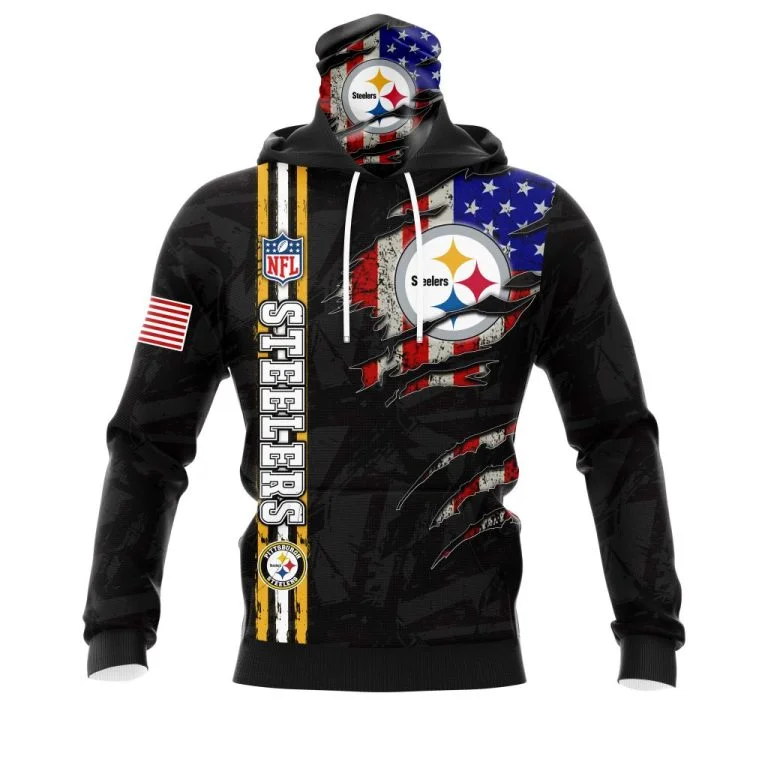 Hoodie Mask Pittsburgh Steelers | Custom Name | Limited Edition