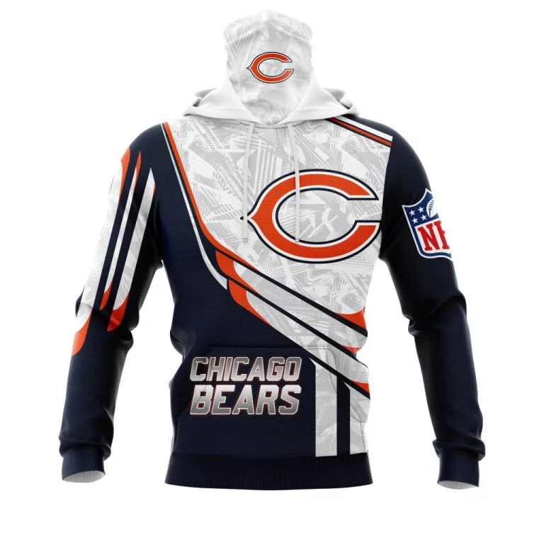 Hoodie Mask Chicago Bears | Custom Name | Limited Edition
