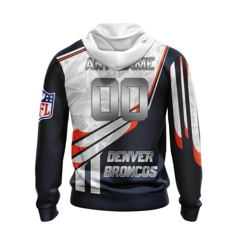 Custom Your Name Denver Broncos HA72 - Image 3