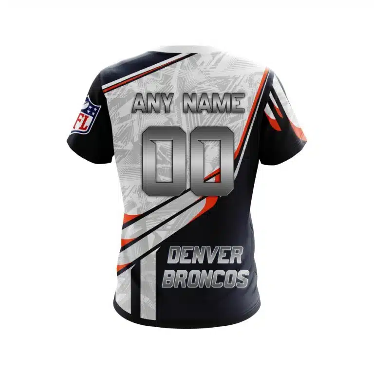 Custom Your Name Denver Broncos HA72 - Image 5