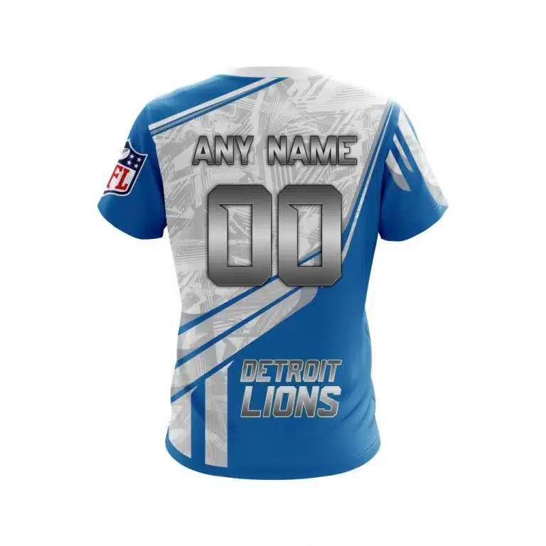 Custom Your Name Detroit Lions BZ72 - Image 5