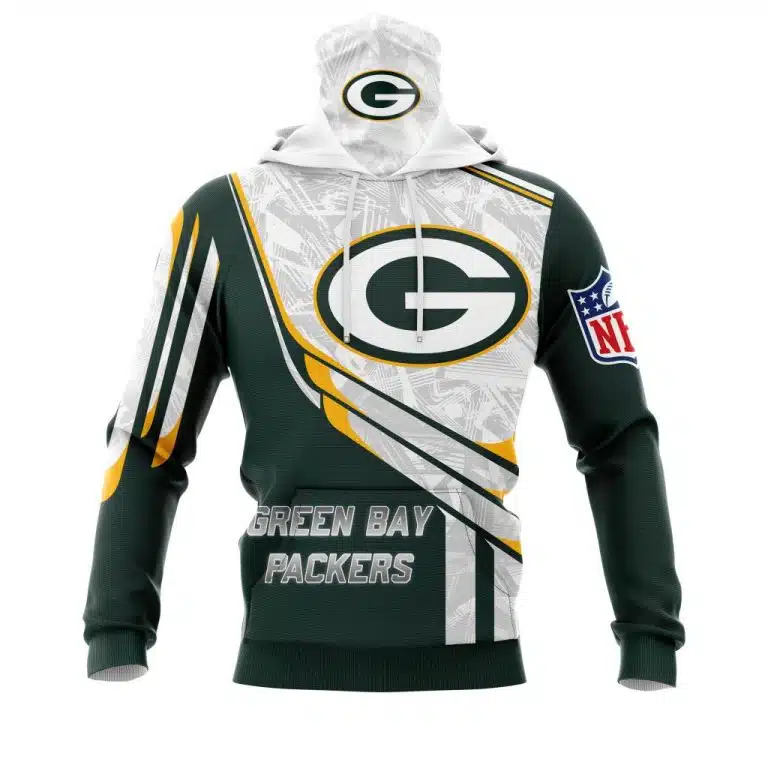 Hoodie Mask Green Bay Packers | Custom Name | Limited Edition