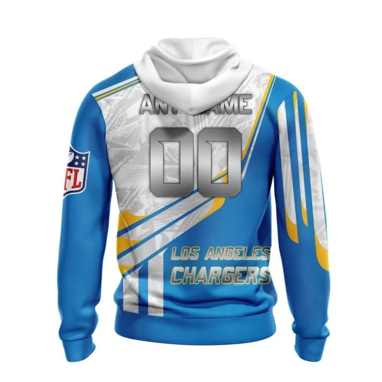 Custom Your Name Los Angeles Chargers JZ71 - Image 3
