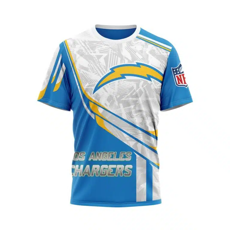 Custom Your Name Los Angeles Chargers JZ71 - Image 4