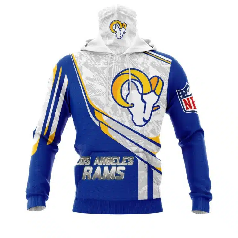 Hoodie Mask Los Angeles Rams | Custom Name | Limited Edition