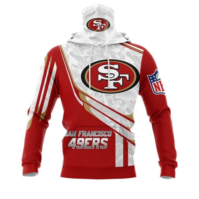 Hoodie Mask San Francisco 49ers | Custom Name | Limited Edition