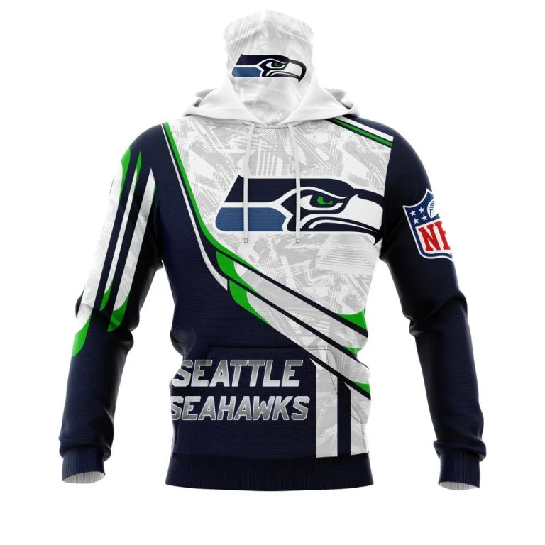 Hoodie Mask Seattle Seahawks | Custom Name | Limited Edition