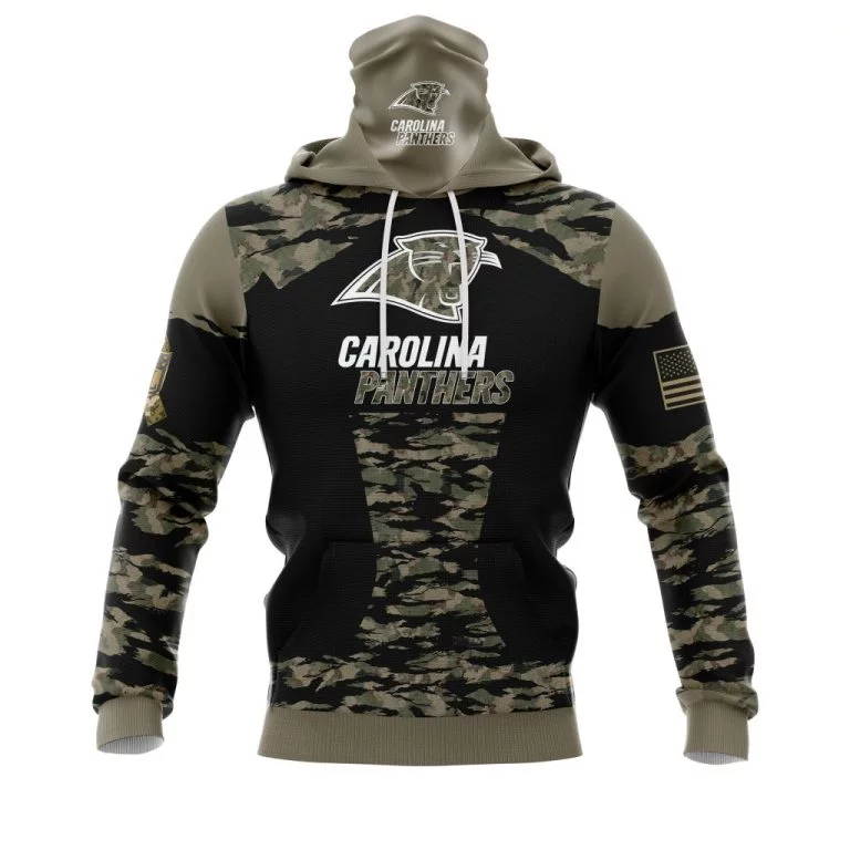Hoodie Mask Carolina Panthers | Custom Name | Limited Edition