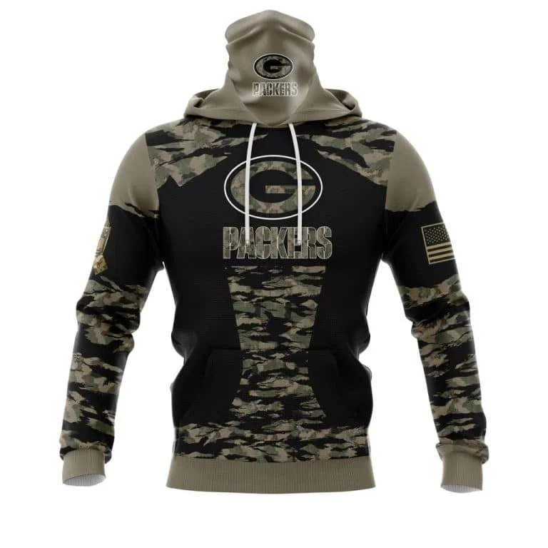 Hoodie Mask Green Bay Packers | Custom Name | Limited Edition