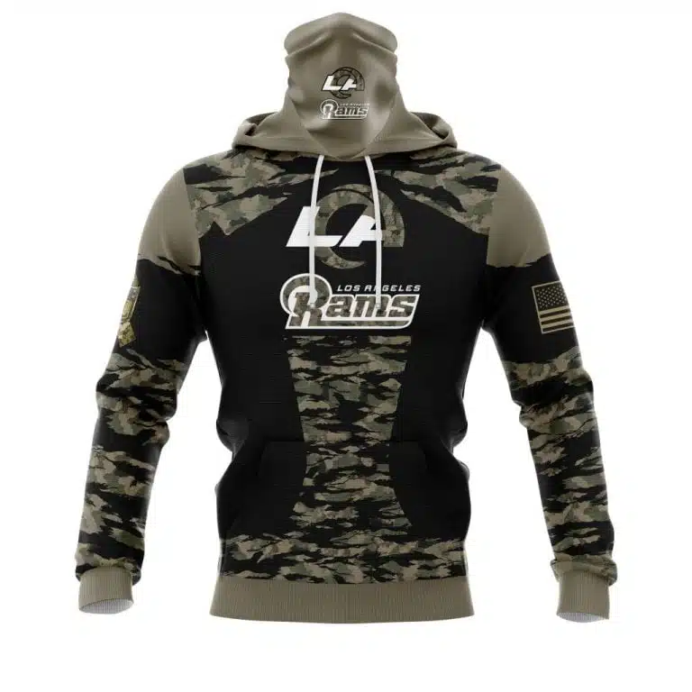 Hoodie Mask Los Angeles Rams | Custom Name | Limited Edition