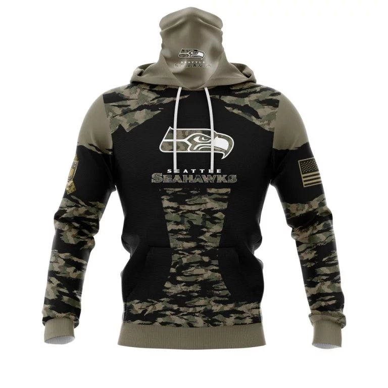 Hoodie Mask Seattle Seahawks | Custom Name | Limited Edition