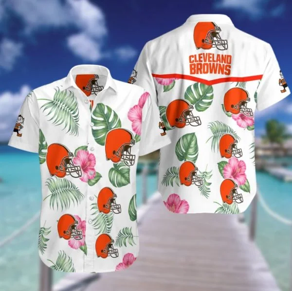 Cleveland Browns Button-Up Shirt QH21