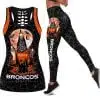 Denver Broncos Women's Hollow Out Tank Top + Legging KR49