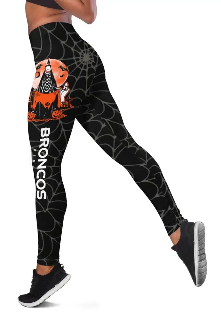 Denver Broncos Women's Hollow Out Tank Top + Legging KR49 - Image 3