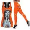 Denver Broncos Women's Hollow Out Tank Top + Legging KR11