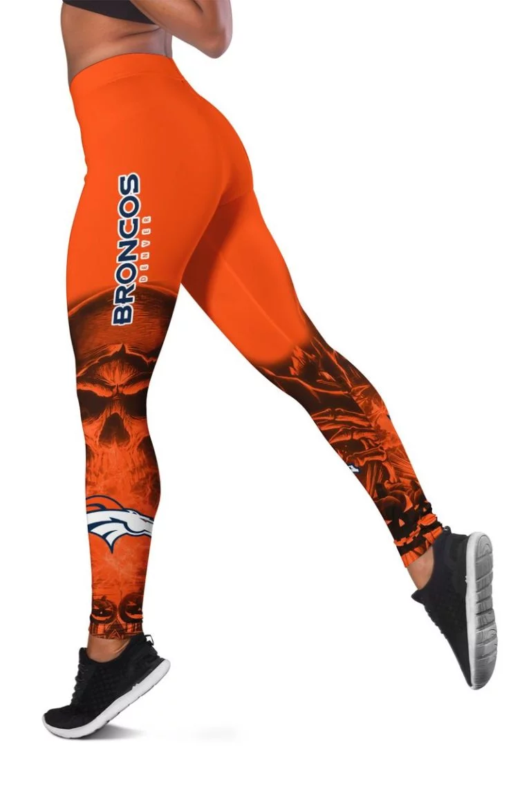 Denver Broncos Women's Hollow Out Tank Top + Legging LT13 - Image 2
