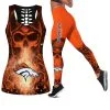 Denver Broncos Women's Hollow Out Tank Top + Legging LT13