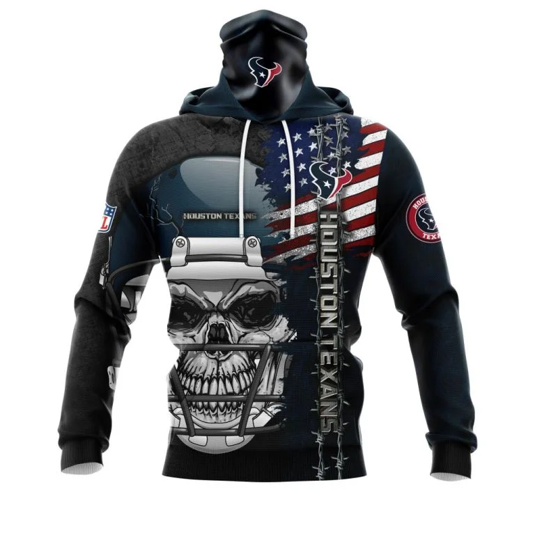Hoodie Mask Houston Texans | Custom Name | Limited Edition