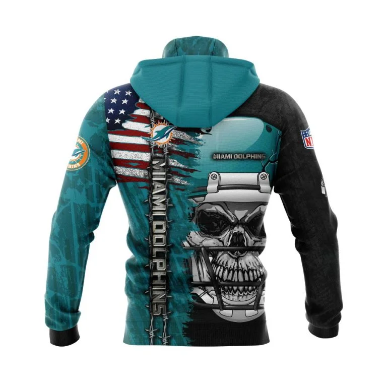 Hoodie Mask Miami Dolphins | Custom Name | Limited Edition - Image 2