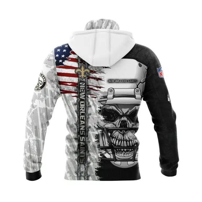 Hoodie Mask New Orleans Saints | Custom Name | Limited Edition - Image 2