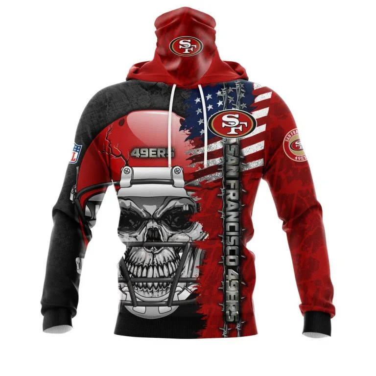 Hoodie Mask San Francisco 49ers | Custom Name | Limited Edition