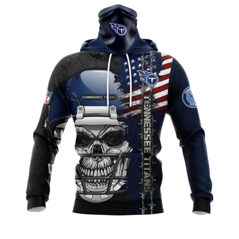 Hoodie Mask Tennessee Titans | Custom Name | Limited Edition