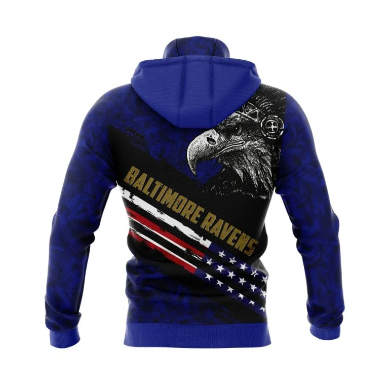 Hoodie Mask Baltimore Ravens | Custom Name | Limited Edition - Image 2