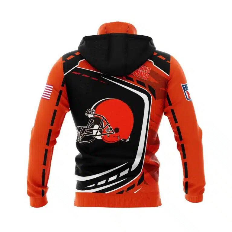 Hoodie Mask Cleveland Browns| Custom Name | Limited Edition - Image 2