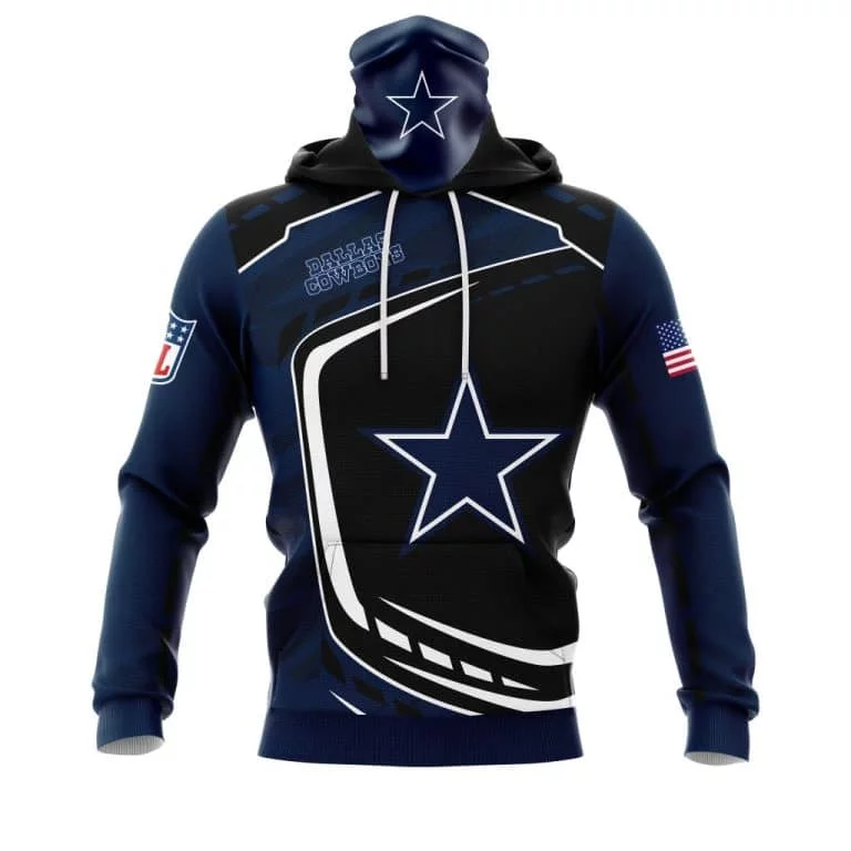 Hoodie Mask Dallas Cowboysls | Custom Name | Limited Edition