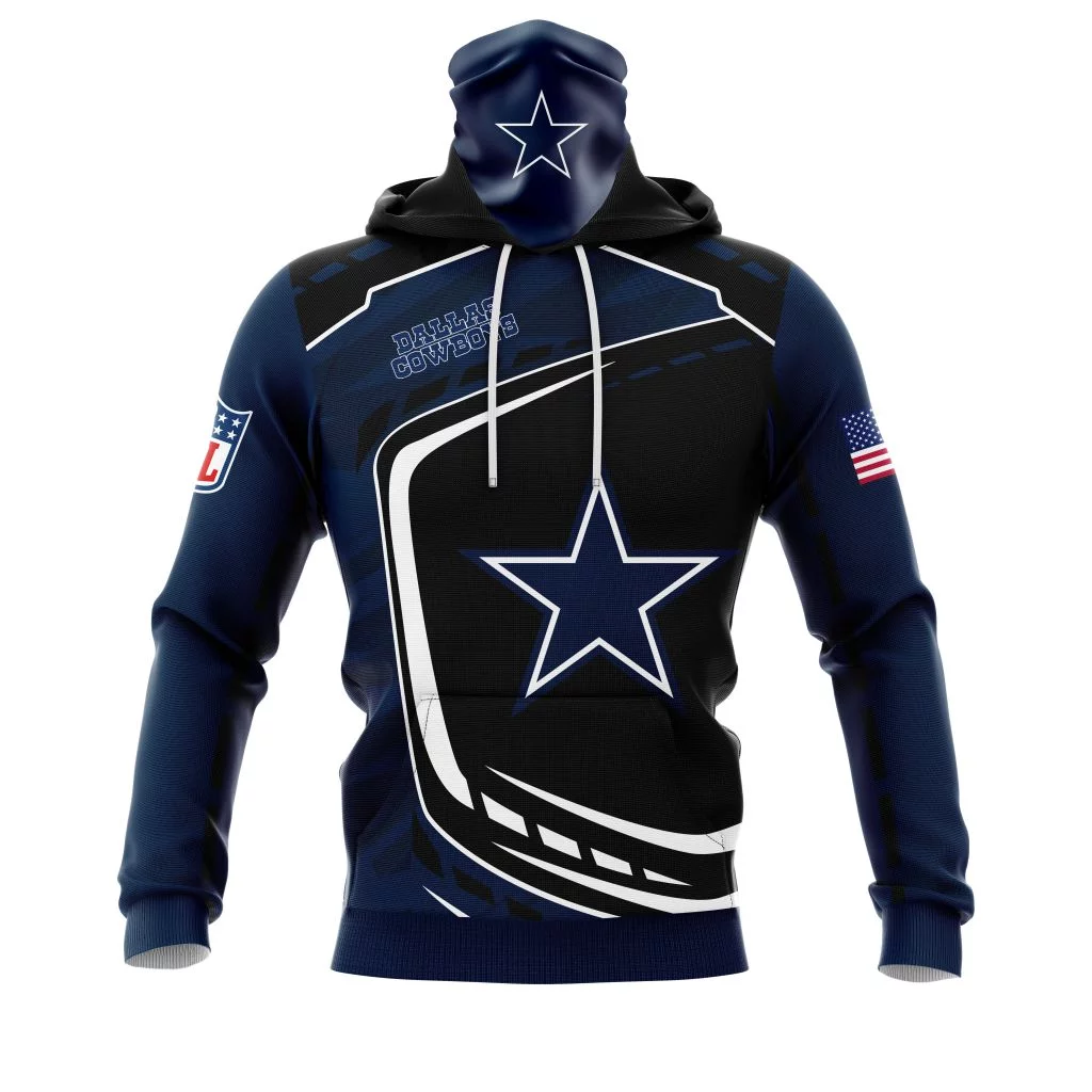 Hoodie Mask Dallas Cowboysls | Custom Name | Limited Edition