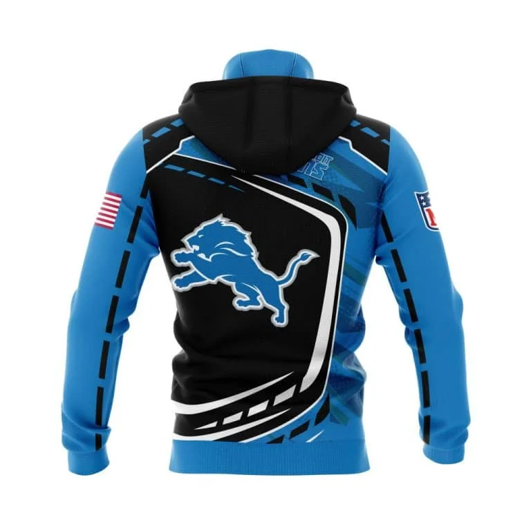 HOODIE MASK DETROIT LIONS | CUSTOM NAME | LIMITED EDITION - Image 2