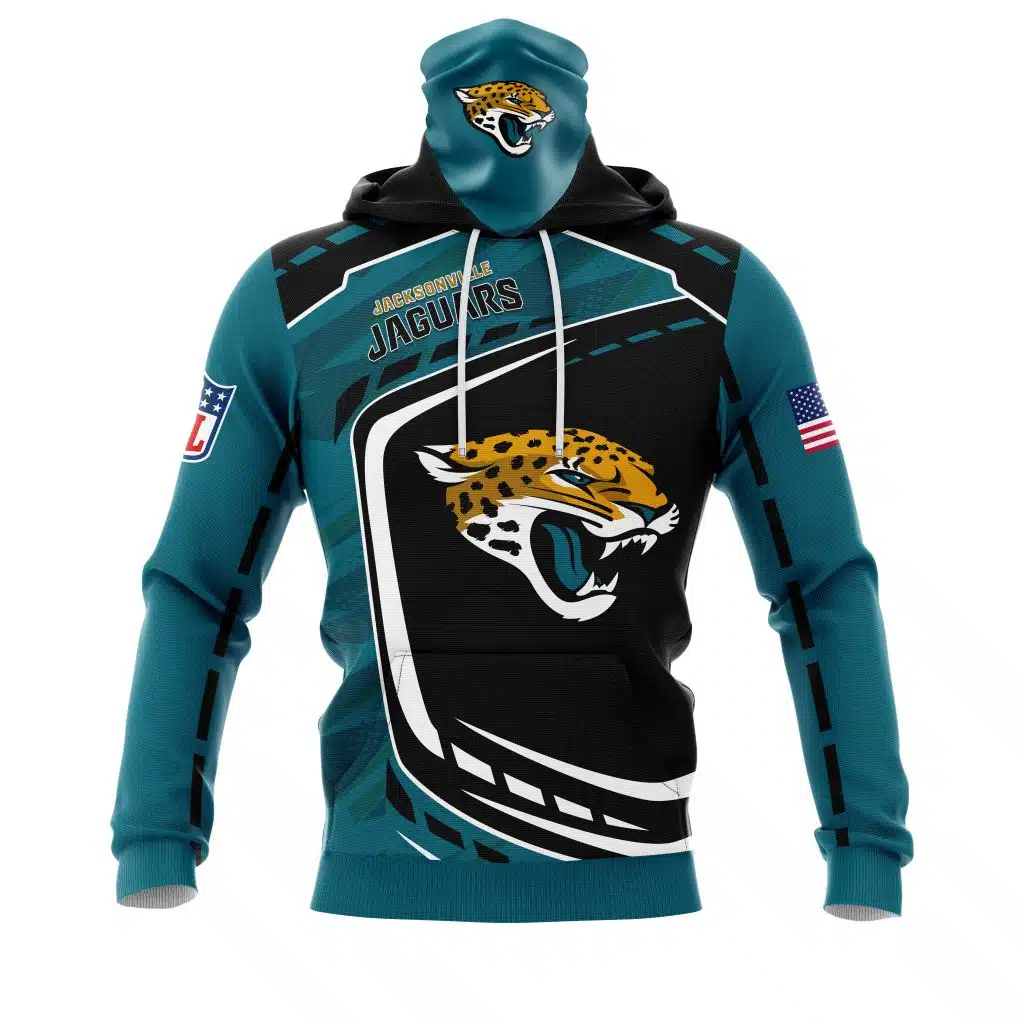 Hoodie Mask Jacksonville Jaguars | Custom Name | Limited Edition
