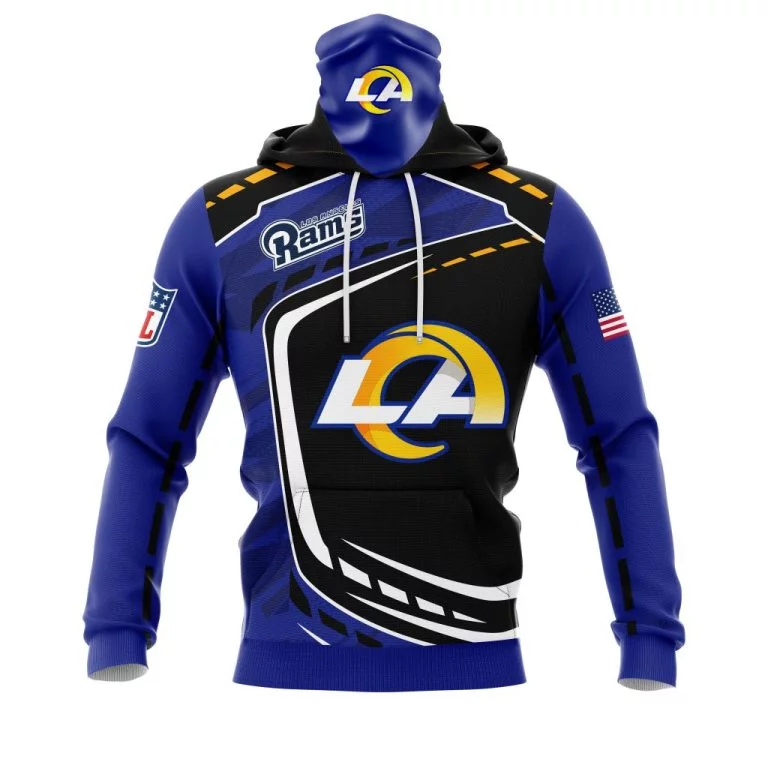 Hoodie Mask Los Angeles Rams | Custom Name | Limited Edition
