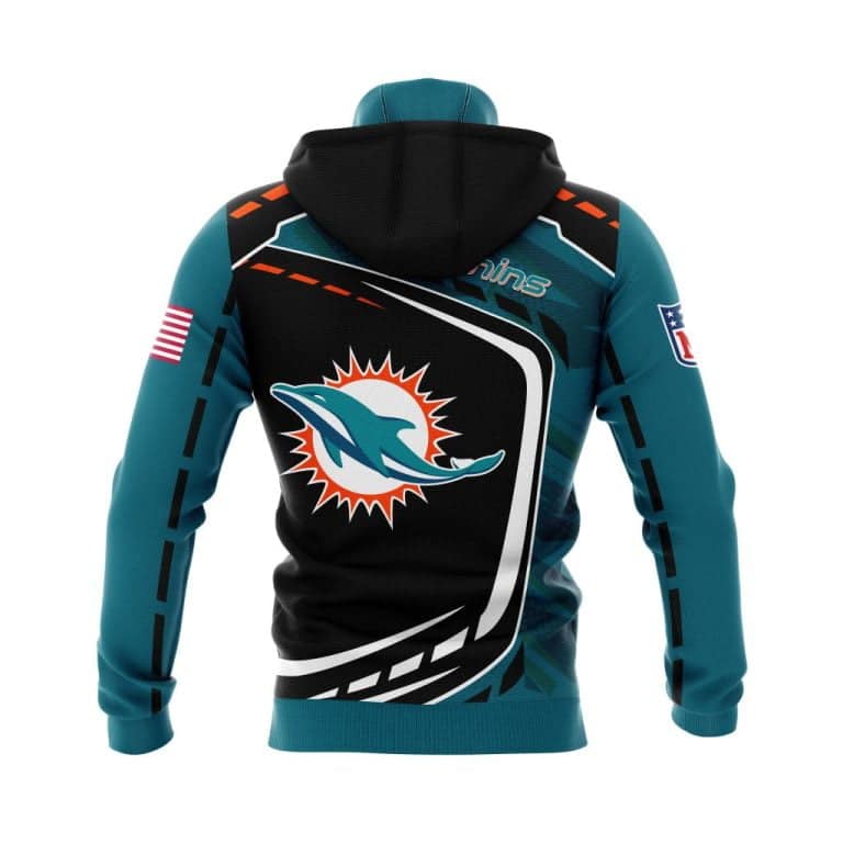 Hoodie Mask Miami Dolphins | Custom Name | Limited Edition - Image 2